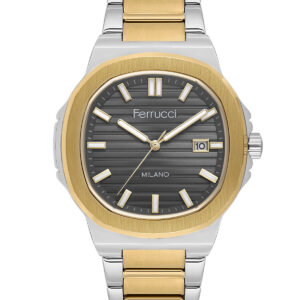 ferrucci‑milano‑black‑rose‑gold‑watch