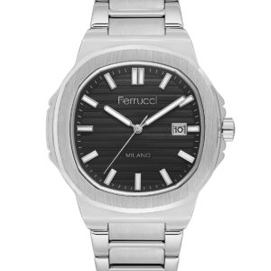 ferrucci‑milano‑black‑rose‑gold‑watch