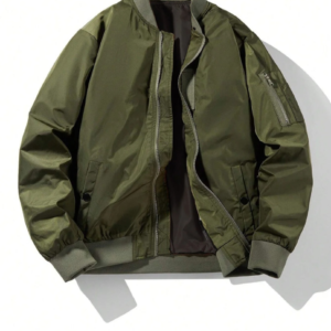 olive green bomber jacket