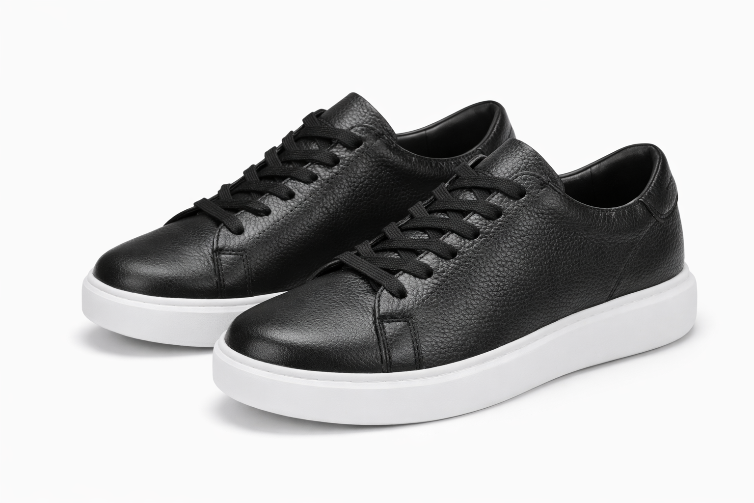 onater black leather sneaker onater black leather sneaker