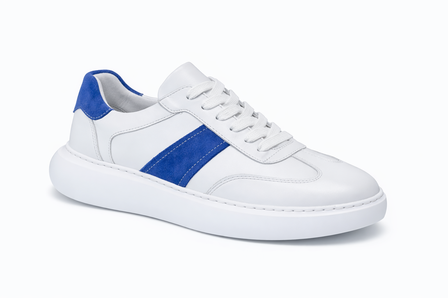 onater white & blue suede sneakers onater white & blue suede sneakers