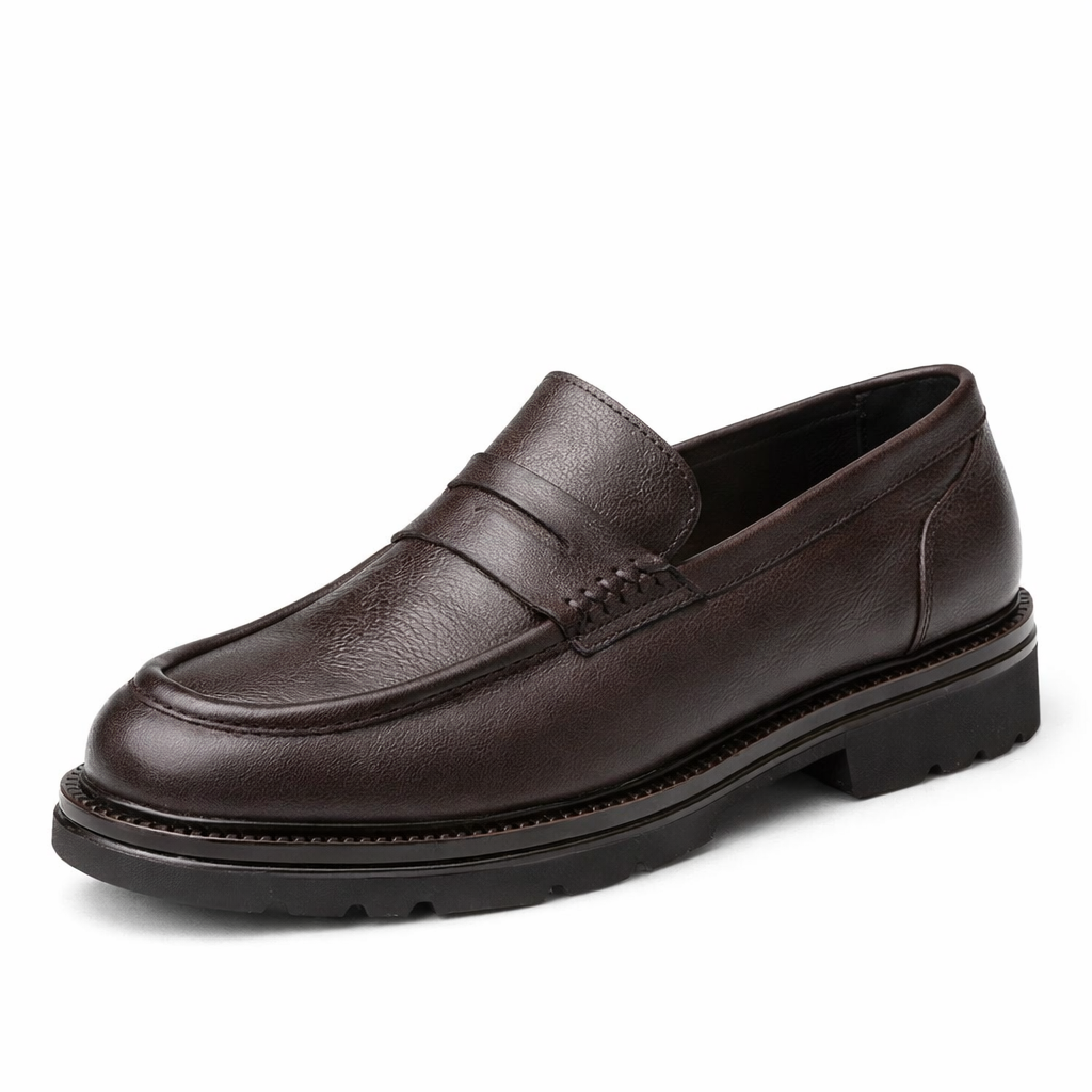 dark brown leather penny loafer dark brown leather penny loafer