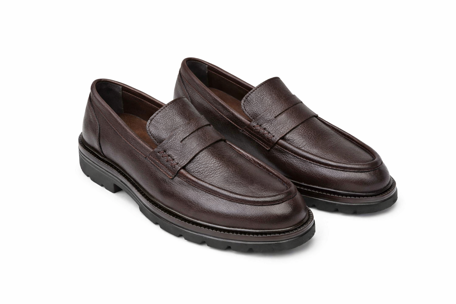 dark brown leather penny loafer dark brown leather penny loafer
