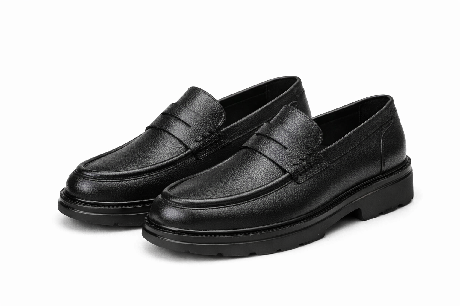 black leather penny loafer black leather penny loafer