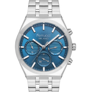 ferrucci milano stainless steel wristwatch