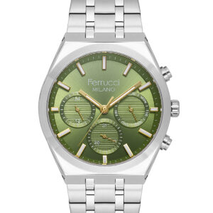 ferrucci milano stainless steel wristwatch