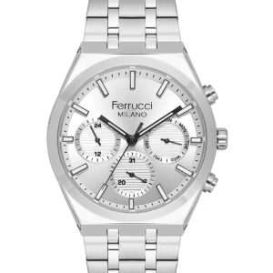 ferrucci milano stainless steel wristwatch