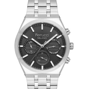 ferrucci milano stainless steel wristwatch