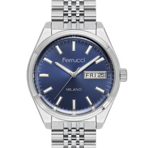 ferrucci milano stainless steel wristwatch