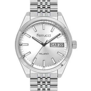 ferrucci milano stainless steel wristwatch