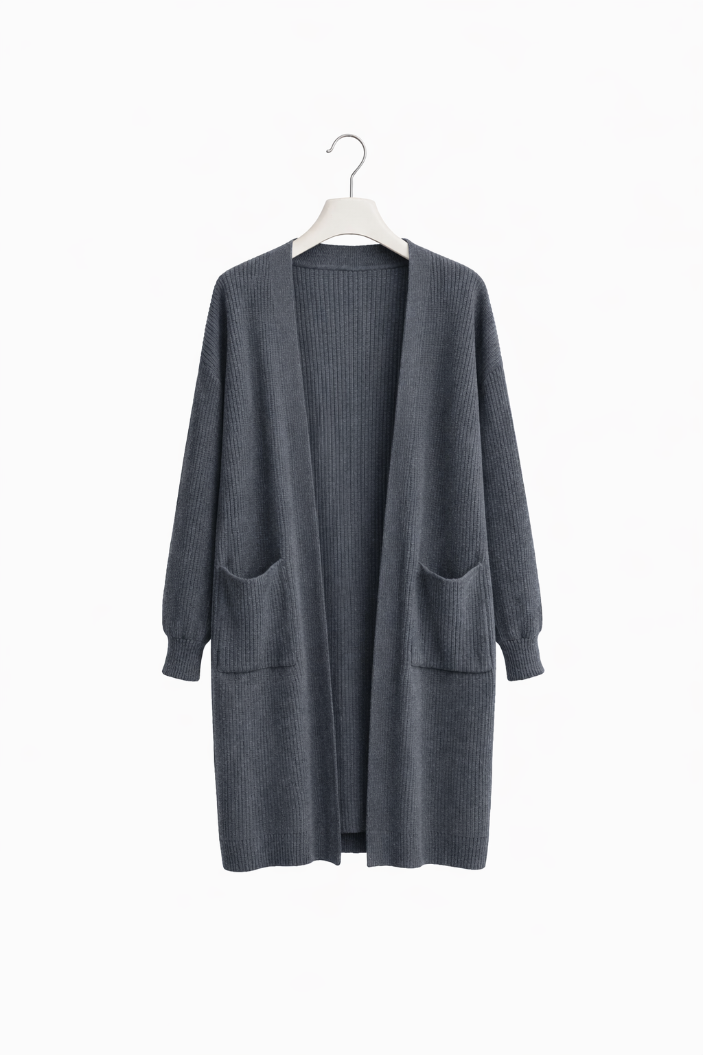 dark gray ribbed knit cardigan dark gray ribbed knit cardigan